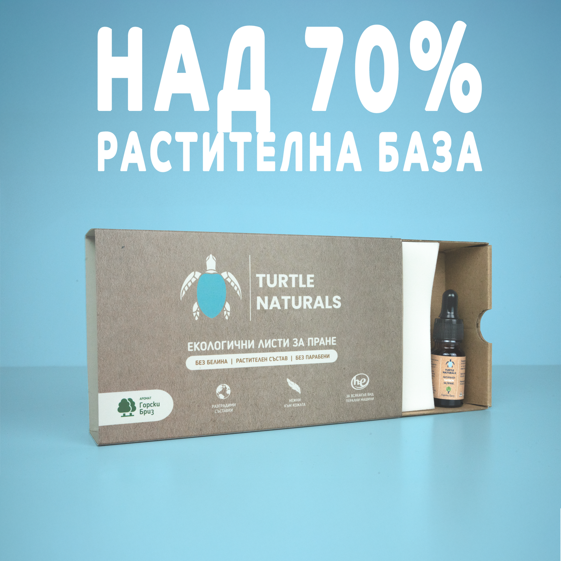 Екологичен прах за пране под формата на листове